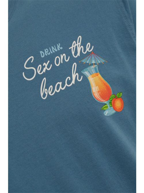 T-shirt con stampa Sex on the Beach Mc2 Saint Barth | TSHIRT MAN02464H DRINK BEACH 33